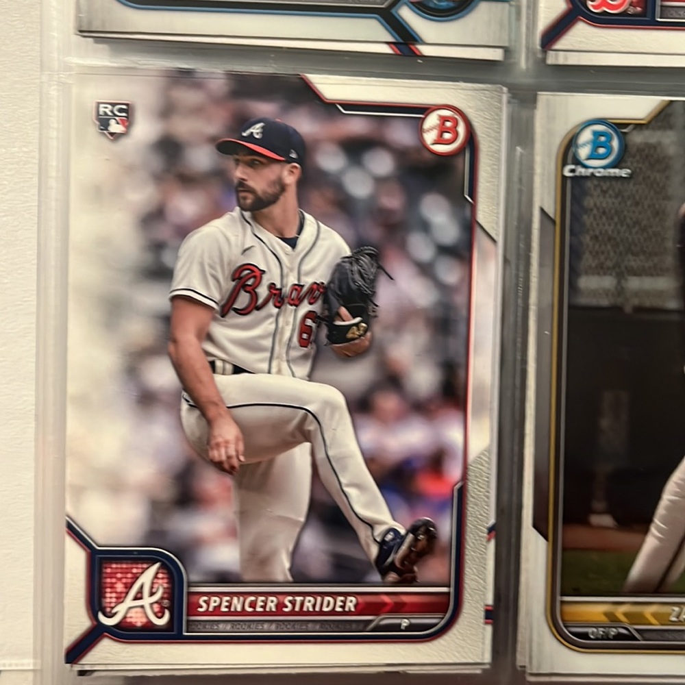 Binder with approx 40 card pages filled front in back at 18 cards per page - Picture 14 of 16